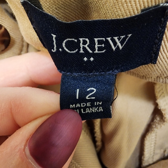 Wide-leg pleated twill trouser pant - Picture 4 of 5